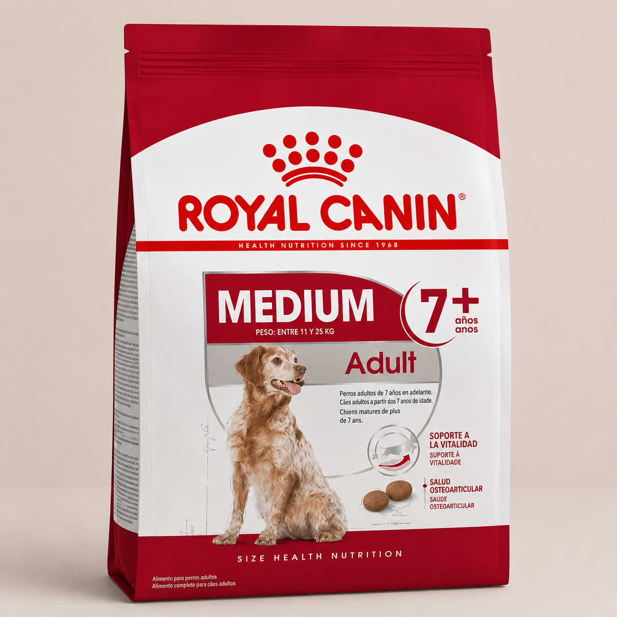 Royal Canin Perros Size Health Nutrition Medium Adult 7+ 3KG