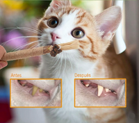 Pack 5 Palitos Dentales Silvervine para Gatos — 100% Natural — MarMari Pet